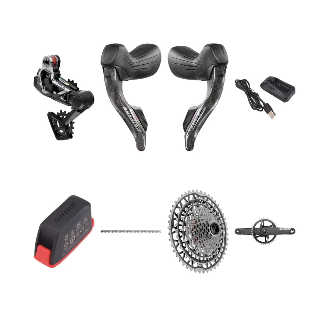 SRAM FORCE AXS XPLR E1 1x13V Power Sensor-pakke