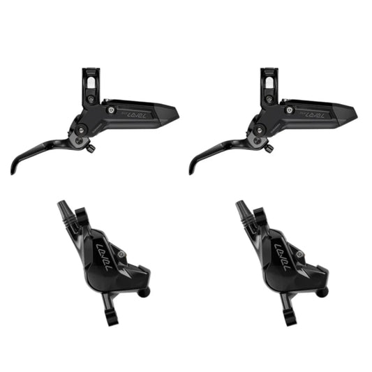 Par SRAM LEVEL SILVER STEALTH 2-stempelbremser Sort