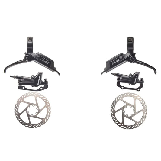 Et par SRAM LEVEL Black skivebremser