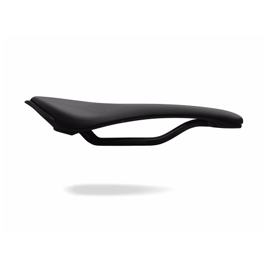 Sadel PRO Turnix Team 142 mm kulfiberskinner Sort