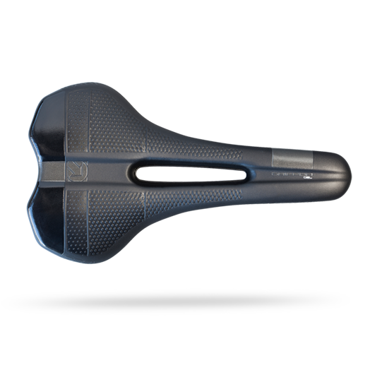 PRO GRIFFON GEL-sadel 152 mm Skinner i rustfrit stål Sort