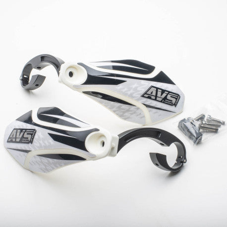 AVS KIT DECO Alu håndskærm hvid/sort
