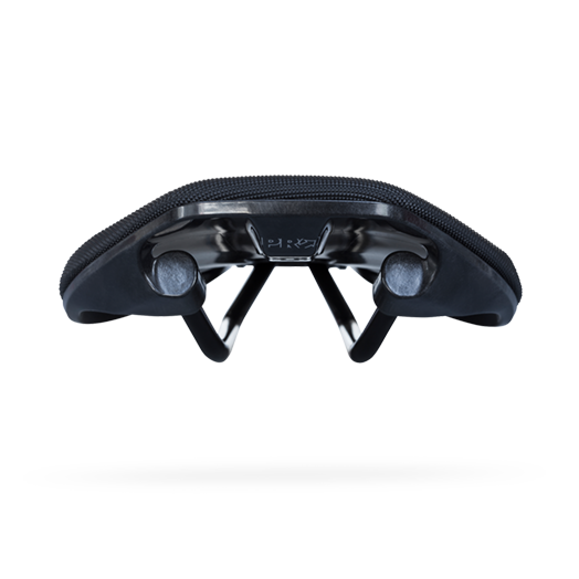 STEALTH OFFROAD 152 mm PRO-sadel med skinner i rustfrit stål, sort