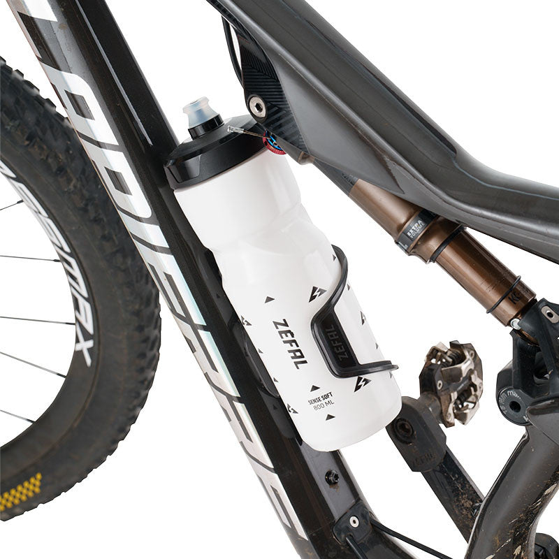 ZEFAL PULSE S2 Venstre kulfiberflaskeholder Sort