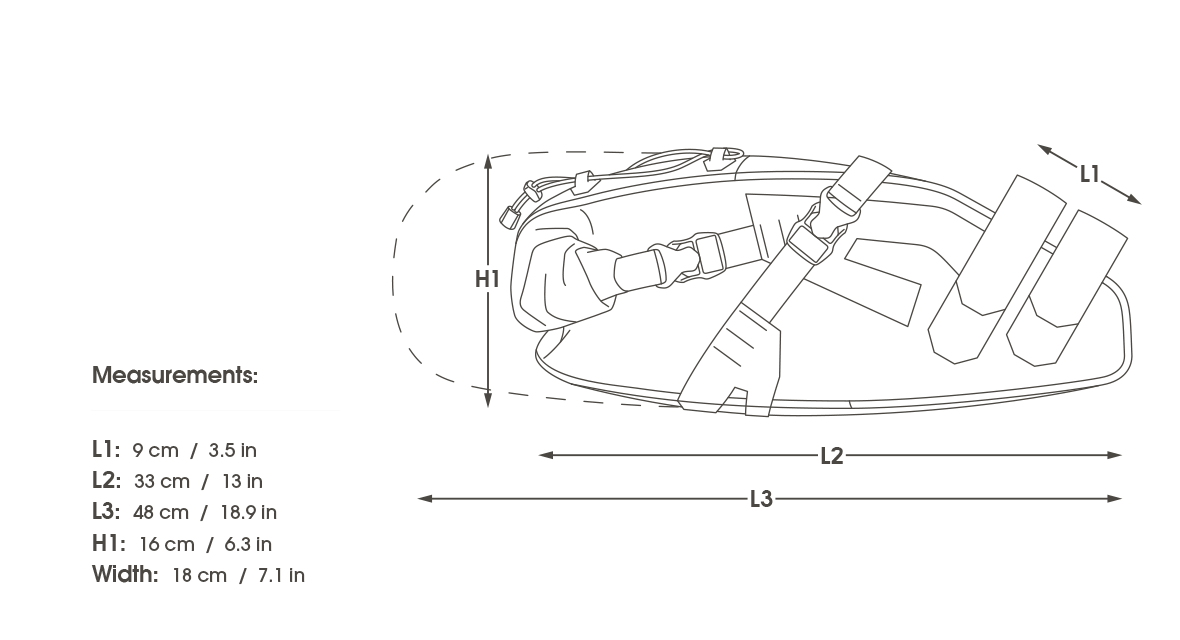 APIDURA EXPEIDITION SADDLE PACK 14 L Black