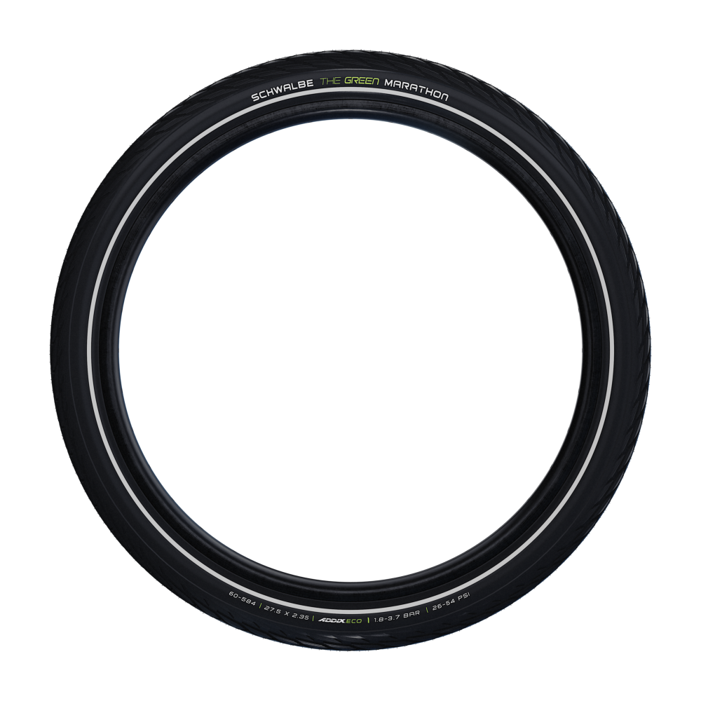 SCHWALBE GREEN MARATHON 27.5x2.35 ADDIX ECO GreenGuard Tubeless Ready Rigid-dæk