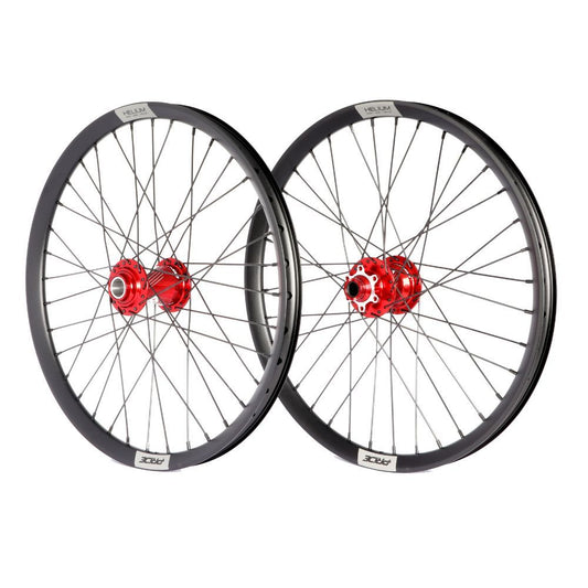 PRIDE 20" (406mm) Control V2 Disc Helium M24 Axes 20/15mm hjulsæt Rød