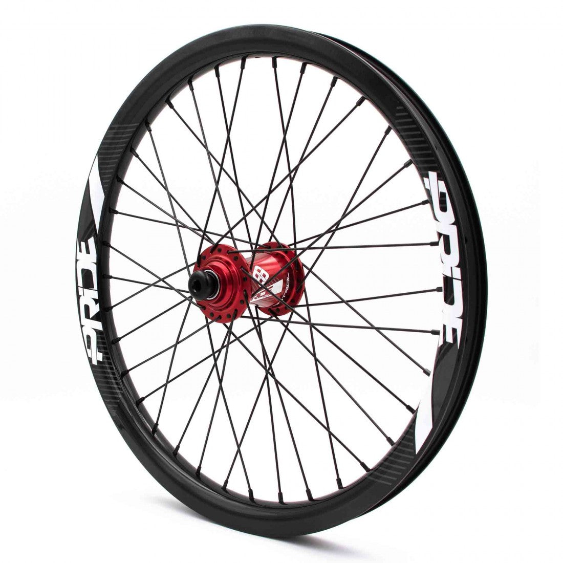 PRIDE 20" (406mm) Karbon Gravity Gloss Disc Pride Control Aksler 20/10mm Rødt Hjulpar