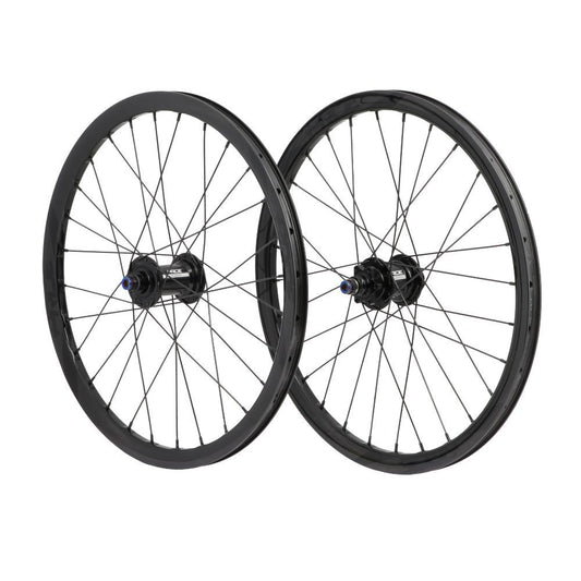 PRIDE 20" (451mm) Carbon Wave Gloss Black Fusion Disc Aksel 10/10mm Sort Hjulpar