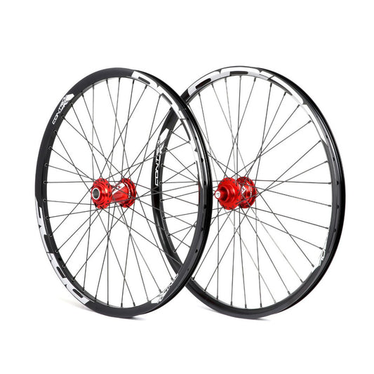 PRIDE 24" (507mm) Control V1 Disc Axes 20/10mm Rød hjulsæt