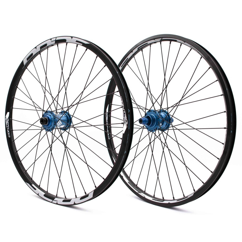 PRIDE 24" (507mm) Control V2 Disc Axes 20/15mm hjulsæt Blå