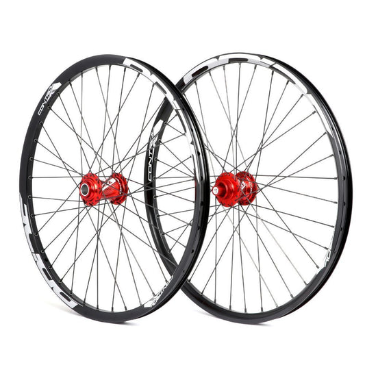 PRIDE 20" (451mm) Control V2 Disc Akser 10/15mm Rød Hjulsæt