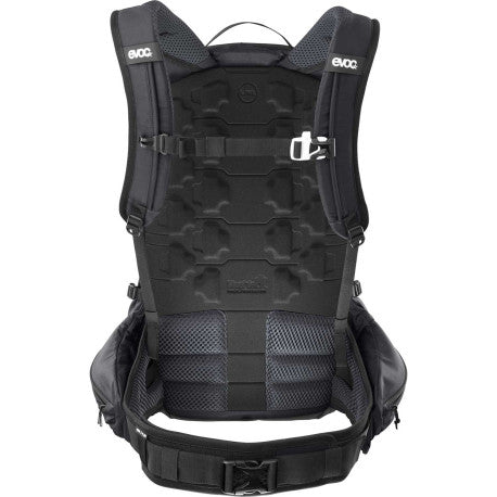 Rygsæk med rygskjold EVOC TRAIL PRO BLACKLINE 26 L Sort