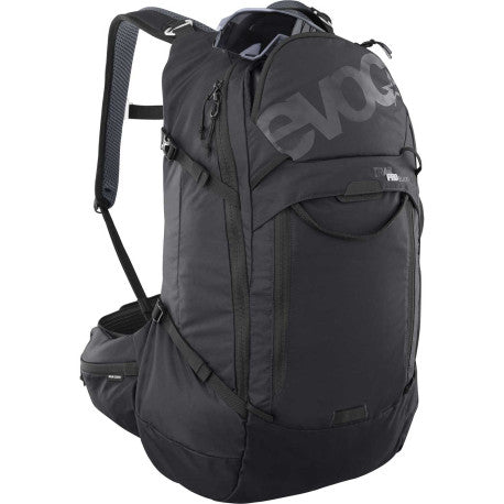 Rygsæk med rygskjold EVOC TRAIL PRO BLACKLINE 26 L Sort