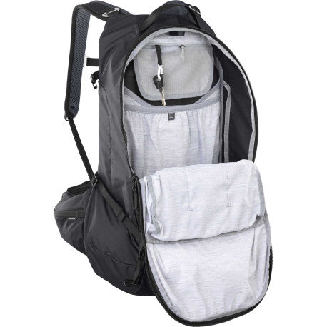 Rygsæk med rygskjold EVOC TRAIL PRO BLACKLINE 26 L Sort