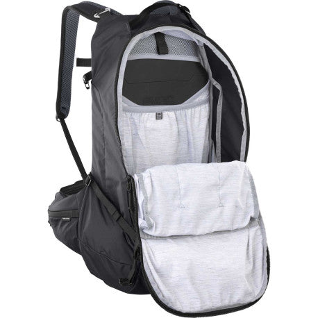 Rygsæk med rygskjold EVOC TRAIL PRO BLACKLINE 26 L Sort