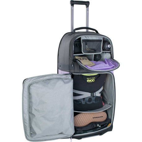 EVOC WORLD TRAVELLER 125 L Rejsetaske Sort/lilla