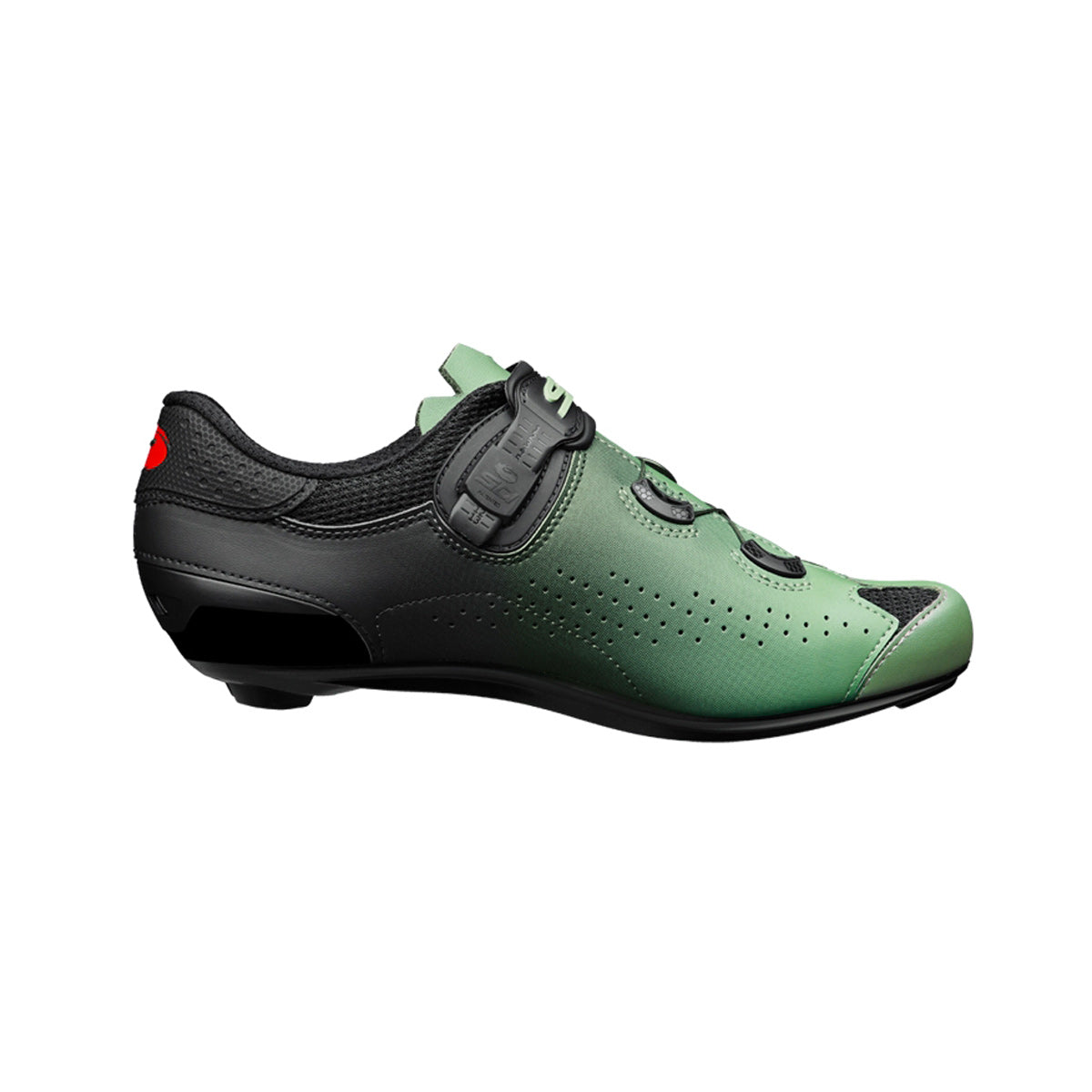 SIDI GENIUS 10 landevejssko grøn/sort