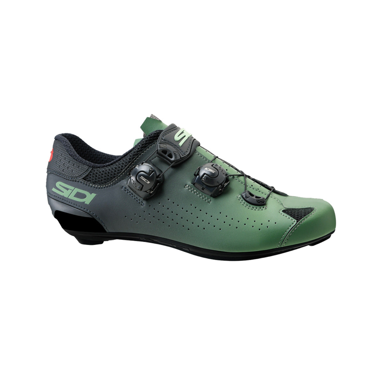 SIDI GENIUS 10 landevejssko grøn/sort