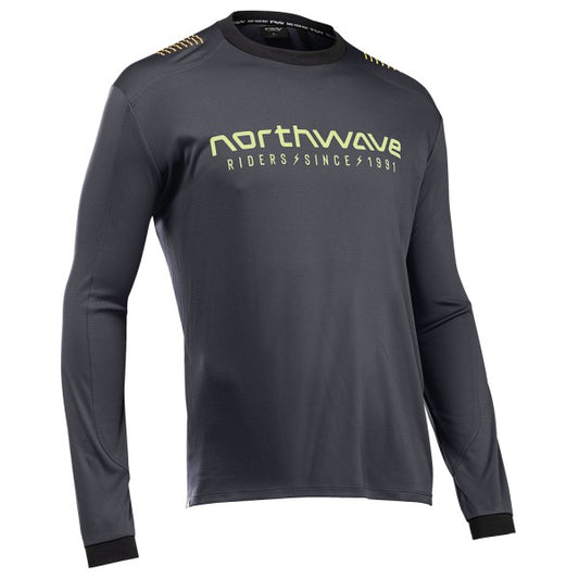 NORTHWAVE SHARP Langærmet Jersey Sort/Grøn