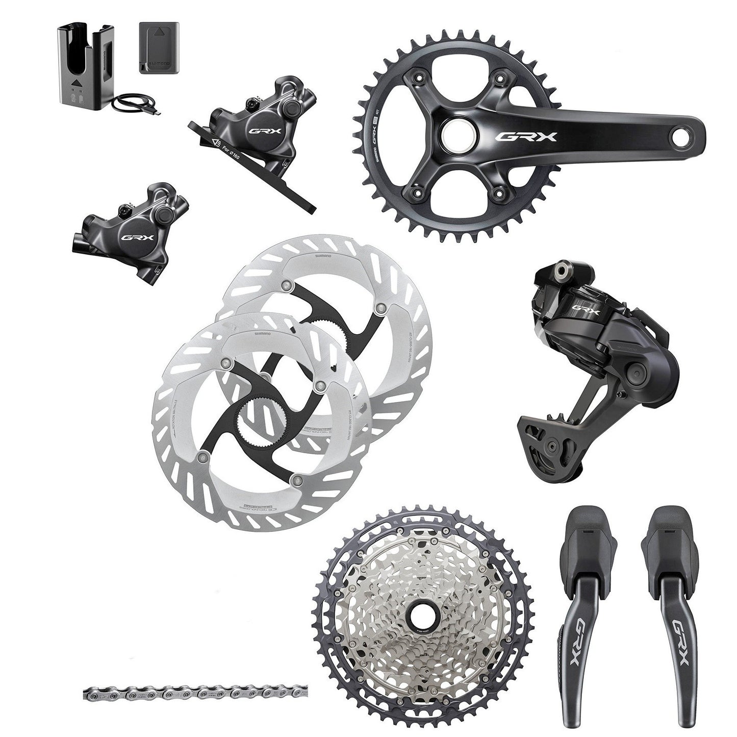 Group SHIMANO GRX RX827 Di2 1x12V