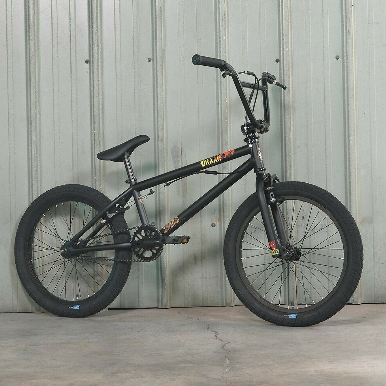 BMX SIBMX DRAAK 20" Mat sort