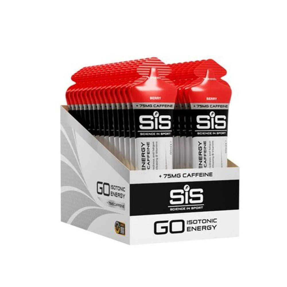 SIS GO ISOTONIC ENERGY Koffein Gel (60ml) Røde bær