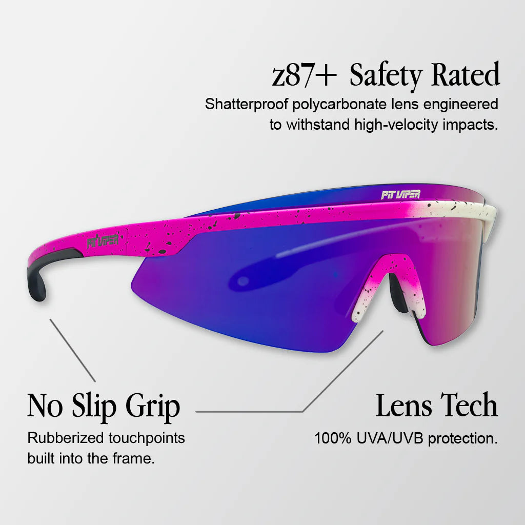 PIT VIPER THE DOMESTIQUE SKYSURFER Briller Pink/Violet