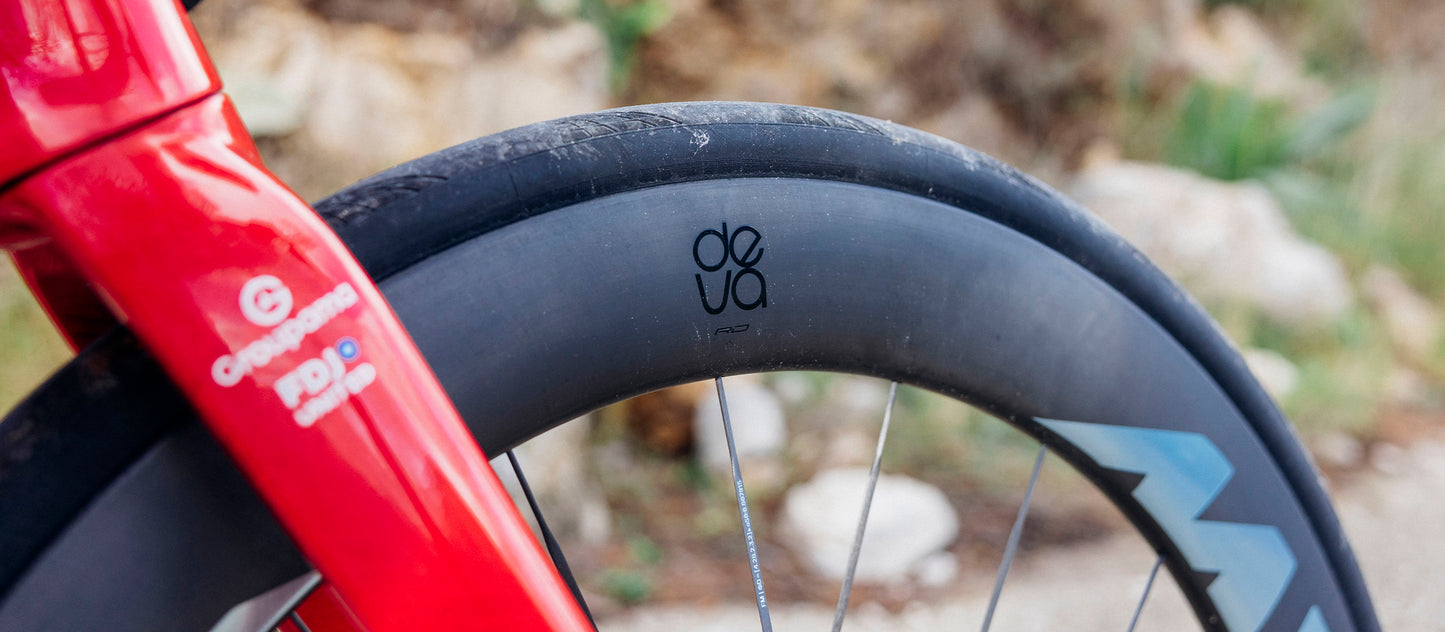 Par MICHE DEVA RD 52 Tubeless Ready-hjul (Center Lock) Sølv