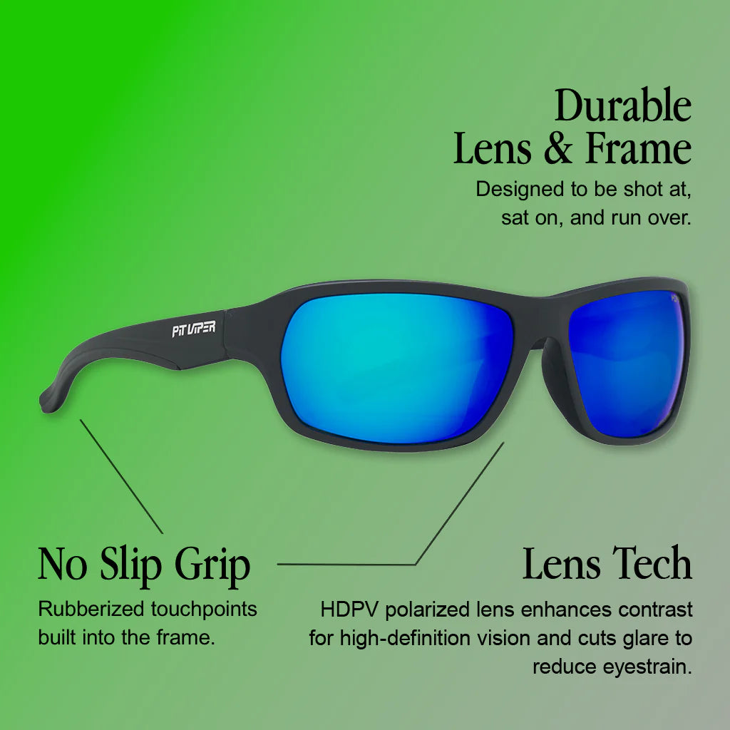 PIT VIPER THE EXEC SOMOX HDPV Polarized Blue Goggles