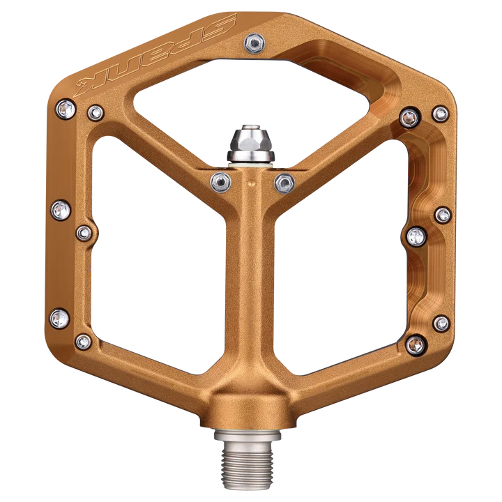 SPANK OOZY REBOOT Flatpedaler i bronze