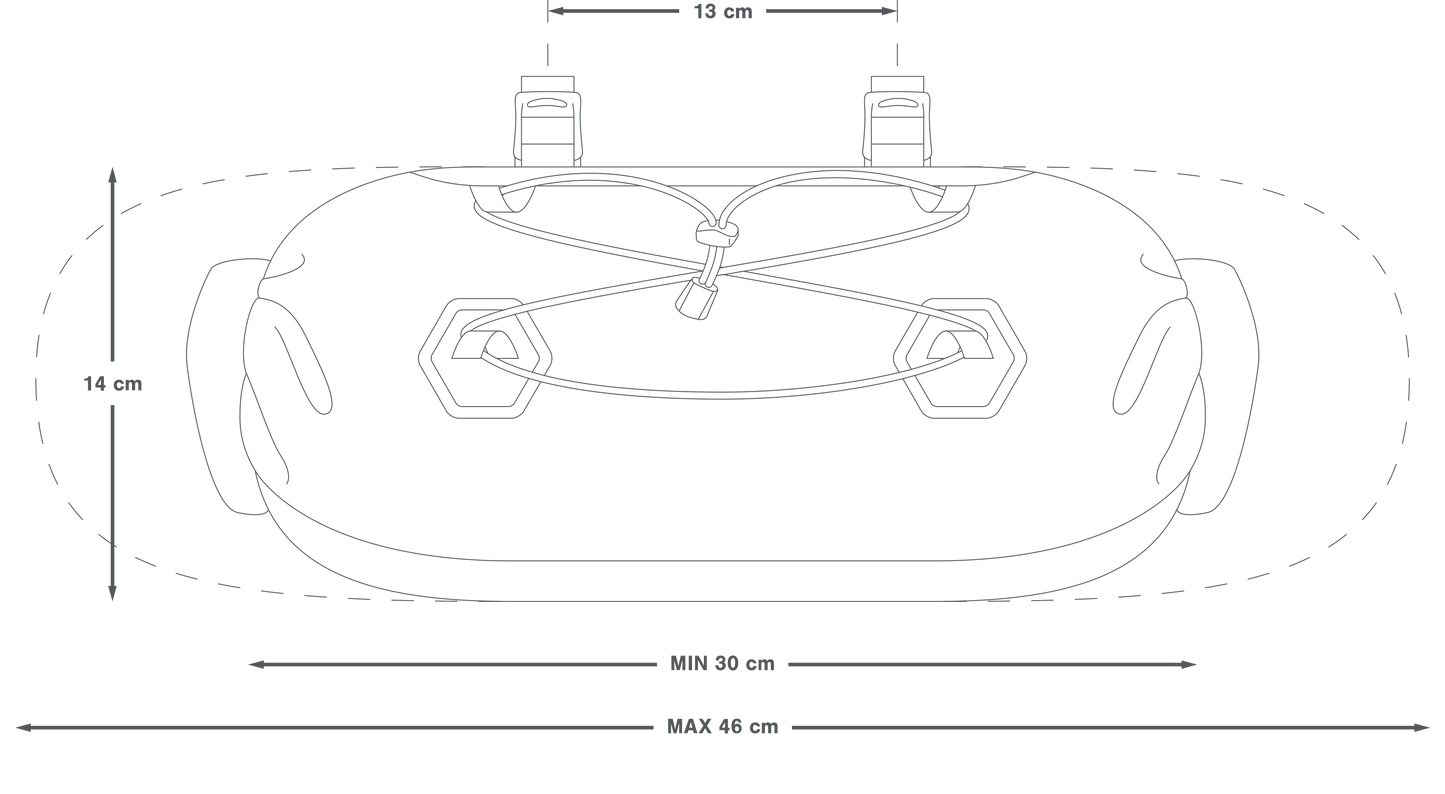 Styrtaske APIDURA EXPEDITION HANDLEBAR PACK 9 L Sort