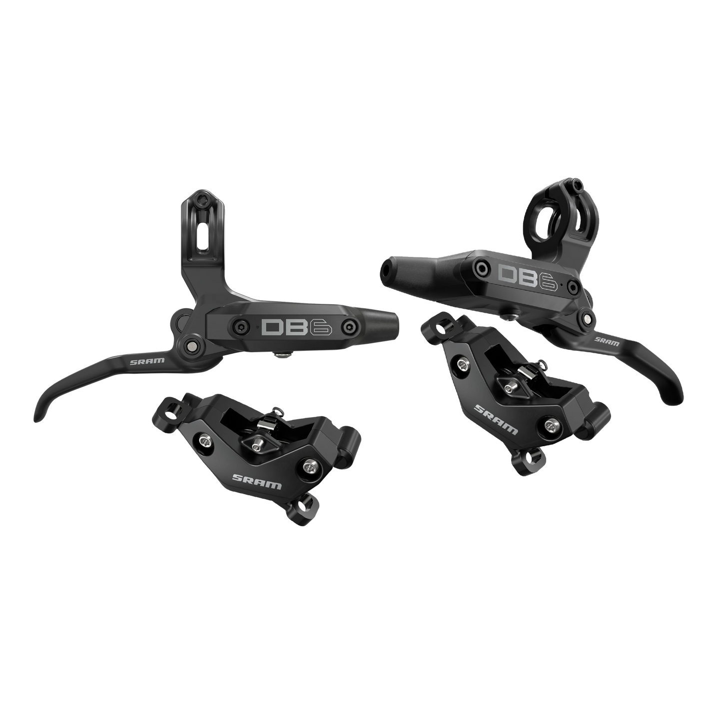 Et par SRAM DB6-bremser i sort