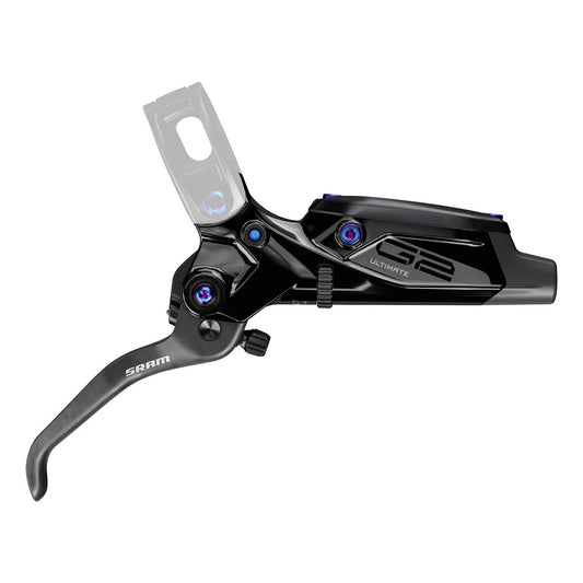 SRAM G2 Ultimate (A2) Glossy Black Complete Lever Screws Rainbow #11.5018.052.011