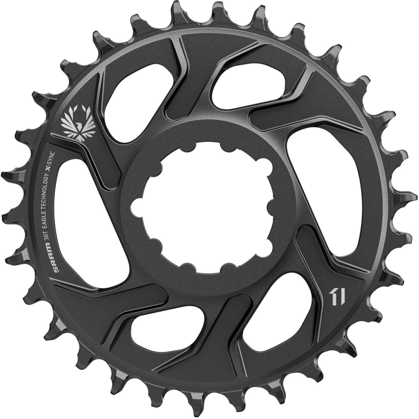 SRAM X-SYNC 2 EAGLE 12V Direct Mount Offset 4mm Mono kædehjul Sort