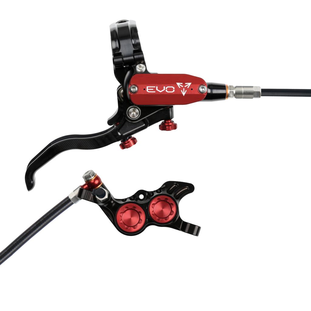 HOPE TECH 4 EVO GR4 bagbremse Sort/Rød