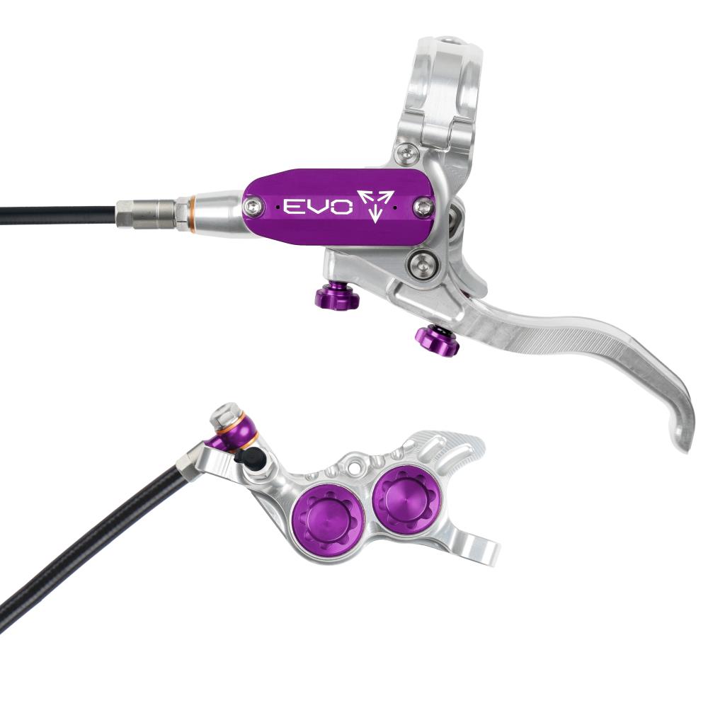 HOPE TECH 4 EVO GR4 Forbremse Sølv/Violet