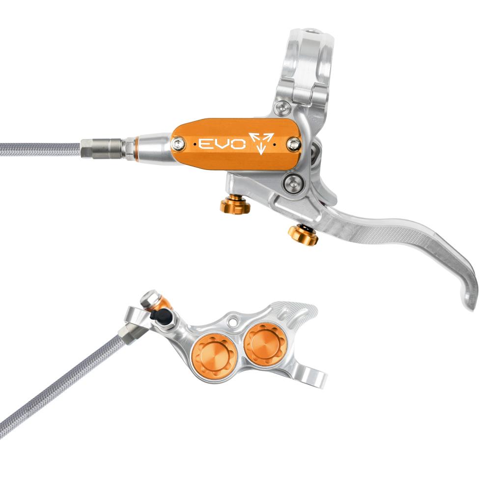 HOPE TECH 4 EVO TR4 Aviation Forbremse Sølv/Orange