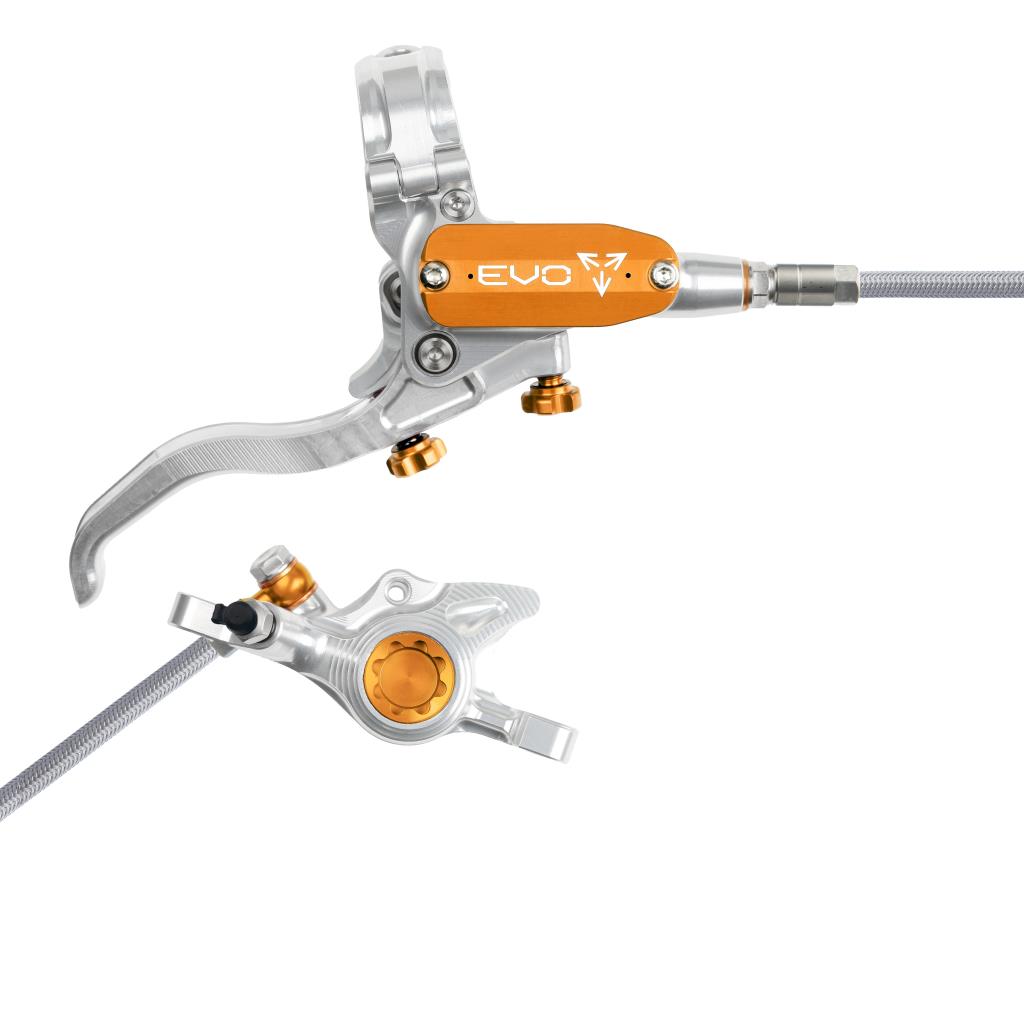 HOPE TECH 4 EVO X2 PM Aviation Rear Brake Silver/Orange