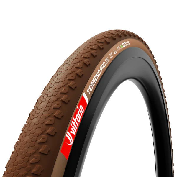 VITTORIA Terreno Pro T30 Fine Loose 700x45c Gravel Race Natural Tubeless Ready Soft Beige Q2 2025 tire