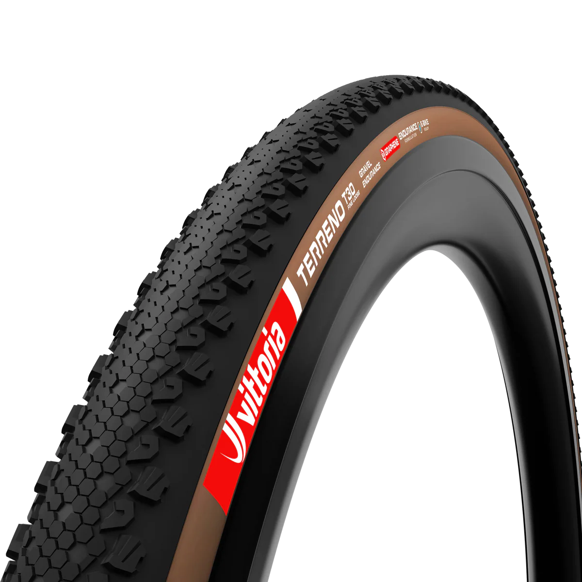 VITTORIA TERRENO T30 FINE LOOSE 700x45c Gravel Endurance Tubeless Ready Soft Brown-dæk