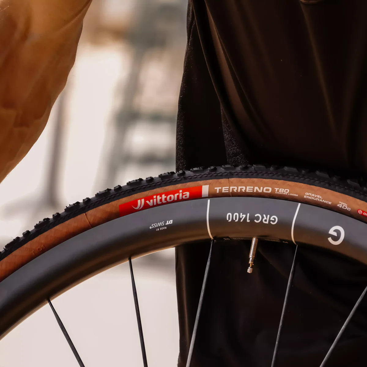 VITTORIA TERRENO T80 COARSE LOOSE 700x40c Gravel Endurance Tubeless Ready Soft Brown-dæk