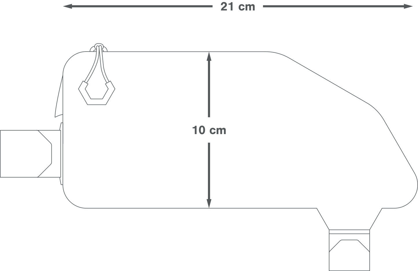 Frame Bag APIDURA EXPEDITION TOP TUB PACK 1 L Black