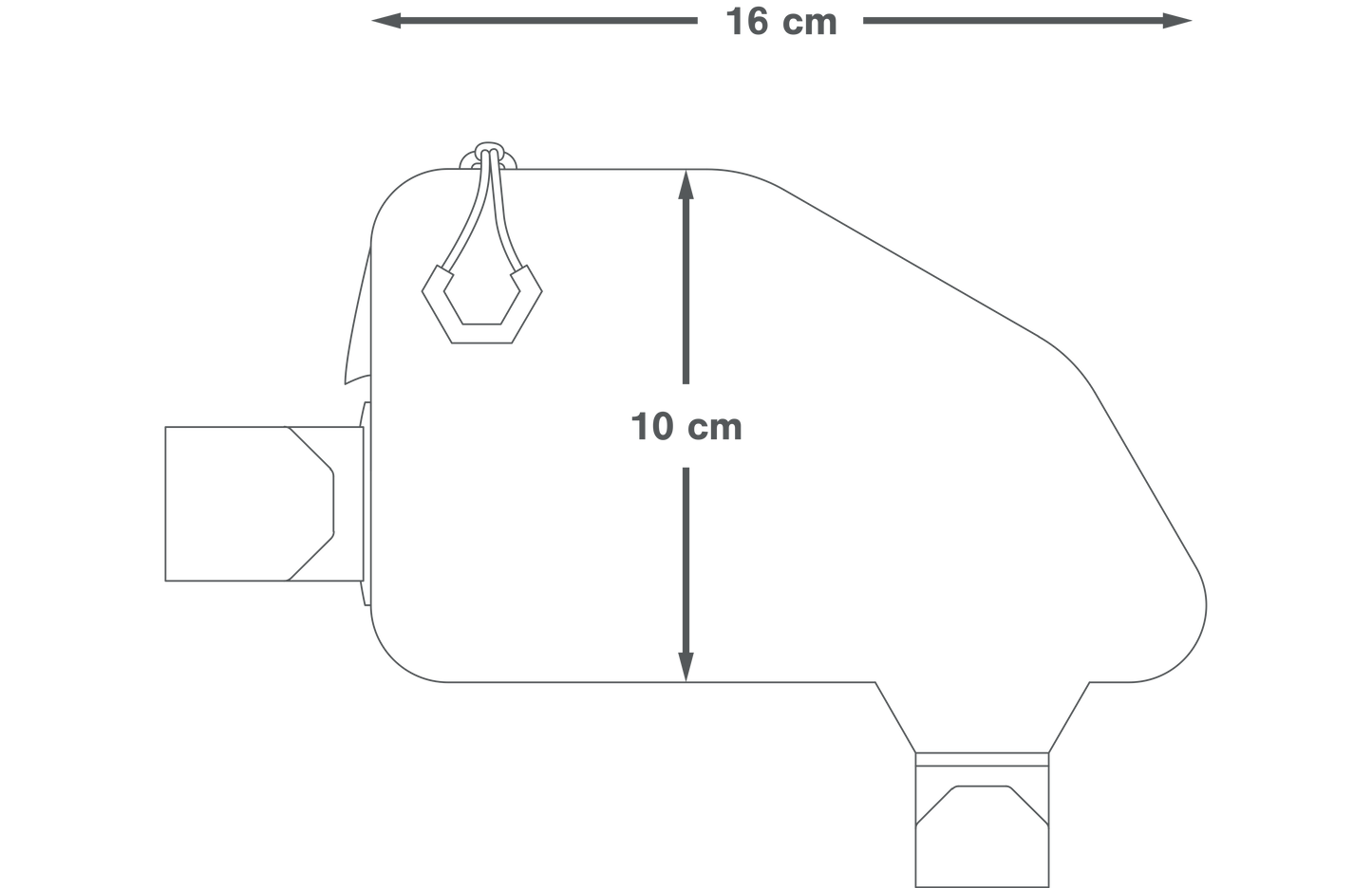 Frame Bag APIDURA EXPEDITION TOP TUB PACK 0.5 L Black