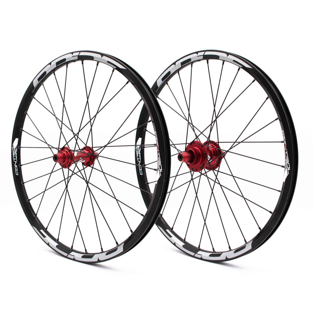 Hjulsæt PRIDE 20" (451mm) Control V1 Disc Akser 10/15mm Rød