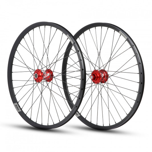 Hjulsæt PRDIE 24" (507mm) Control V1 Helium Disc Akser 20/10mm Rød