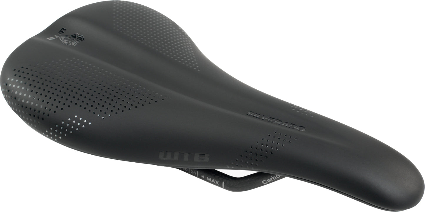 Saddle WTB SILVERADO 135mm Carbon Rails Black