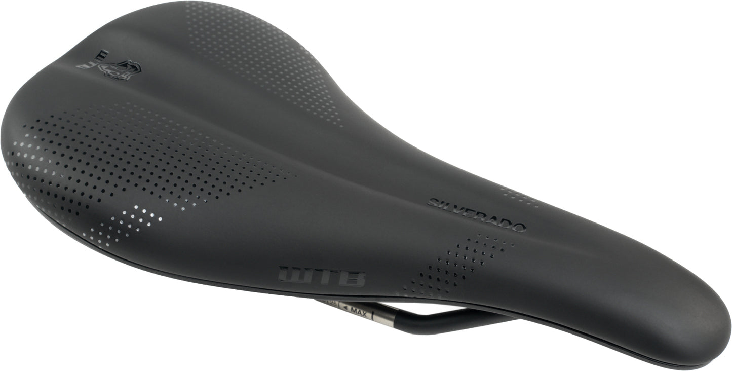 Saddle WTB SILVERADO 135mm Titanium Rails Black