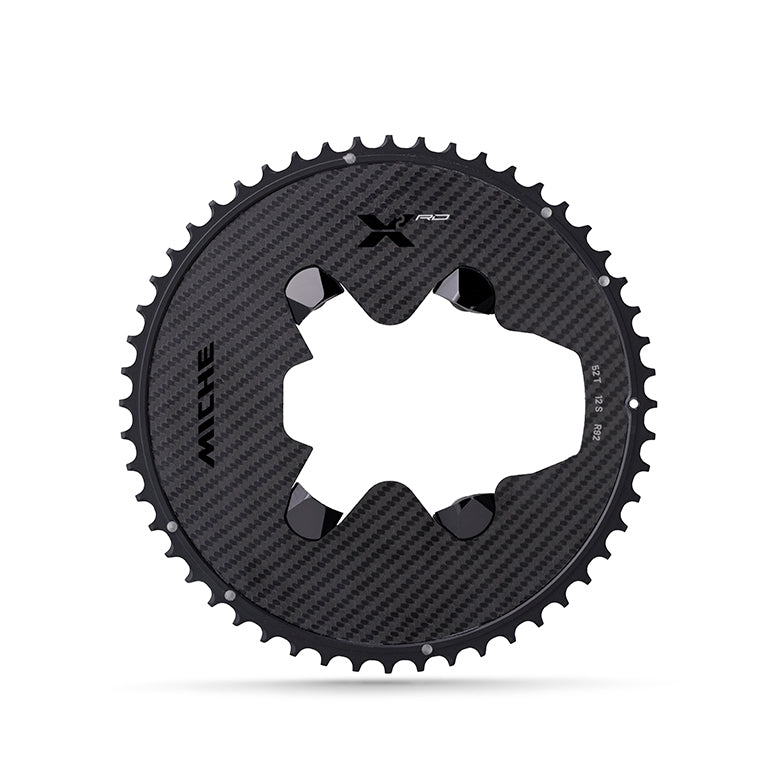 12V MICHE X2 RD R92 Outdoor Chainring for Shimano R9200 with Power Sensor