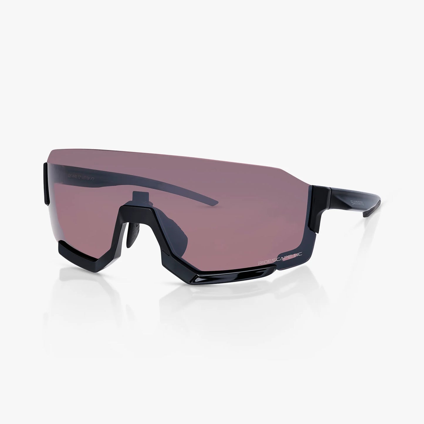 SHIMANO AEROLITE CE-ARLT2 Briller Sort Ridescape Linse med høj kontrast
